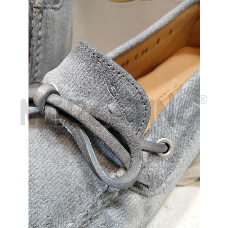 MOCASSINI PELLE UOMO SANTONI GRIGIO DELAVE  | Mercatino dell'Usato Roma talenti 2