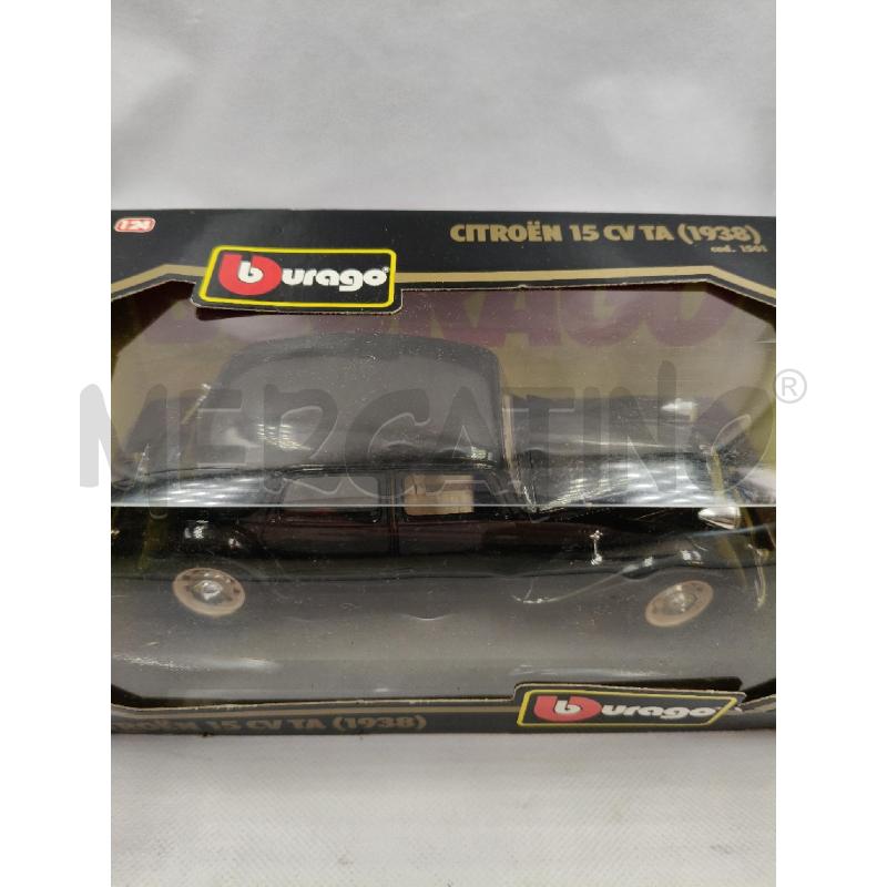 MODELLINO CITROEN 15 CV TA (1938) BURAGO | Mercatino dell'Usato Roma talenti 2