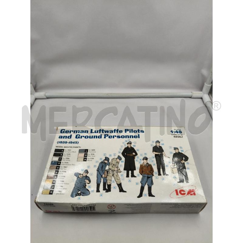 MODELLINO GERMAN LUFTWAFFE PILOTS AND GROUND PERSONNEL | Mercatino dell'Usato Roma talenti 2