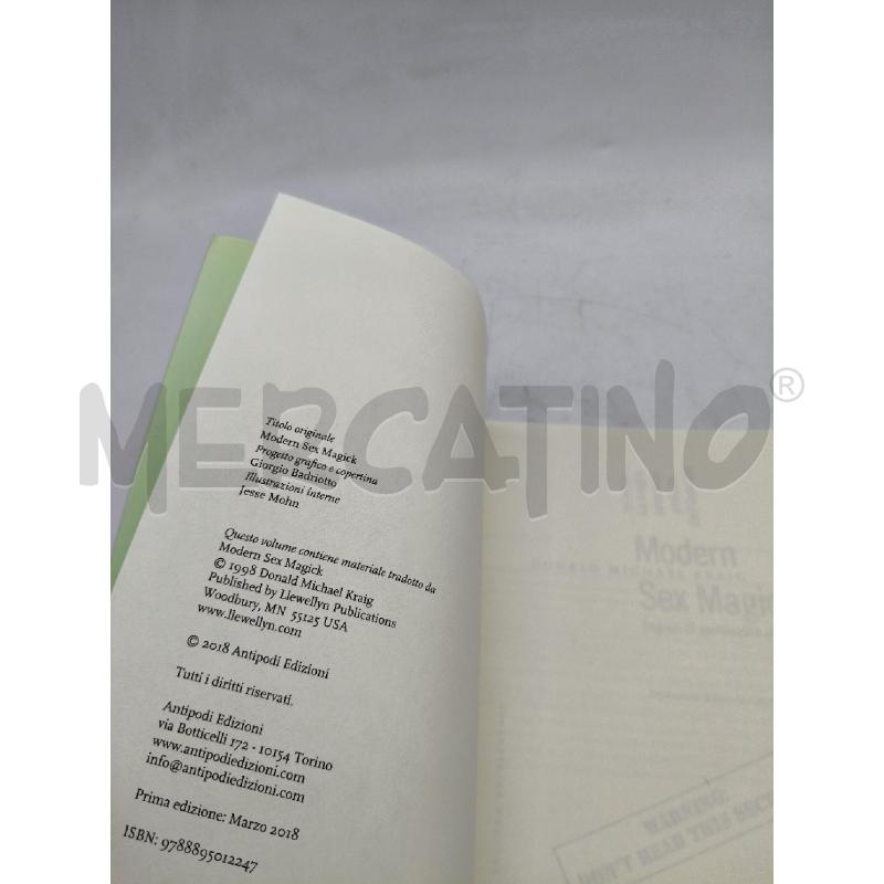 MODERN SEX MAGICK | Mercatino dell'Usato Roma talenti 4
