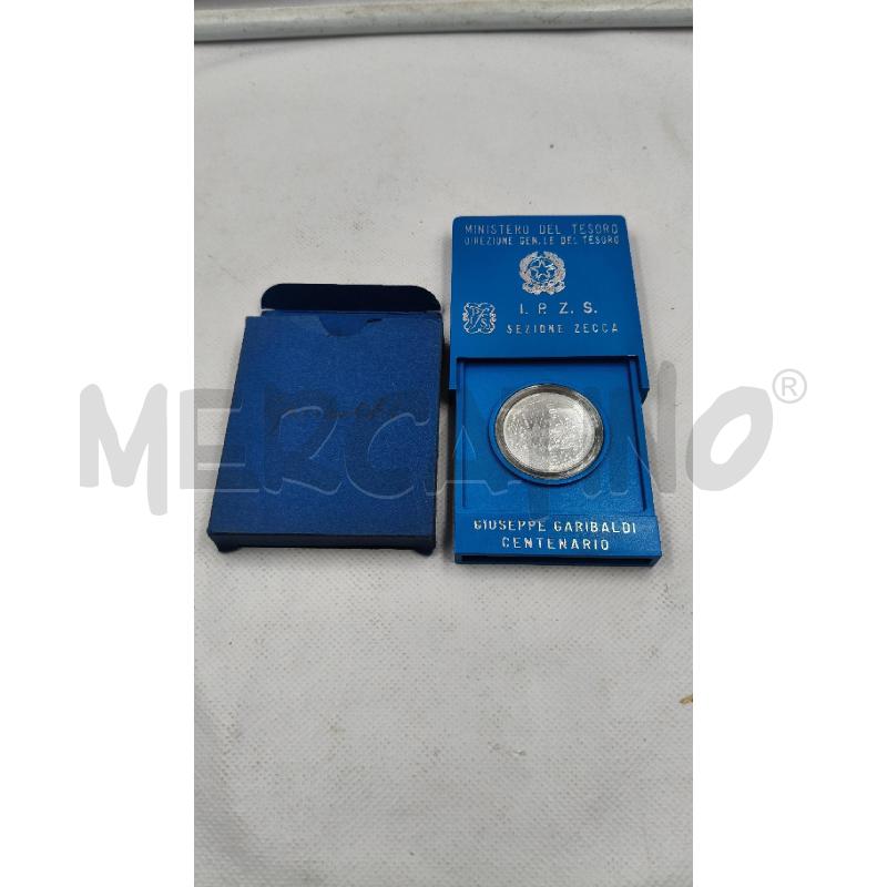 MONETA GIUSEPPE GARIBALDI CENTENARIO 925 | Mercatino dell'Usato Roma talenti 1