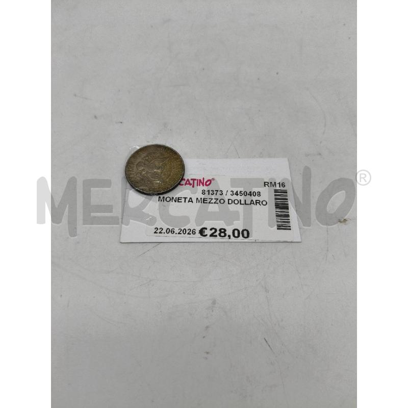 MONETA MEZZO DOLLARO | Mercatino dell'Usato Roma talenti 1