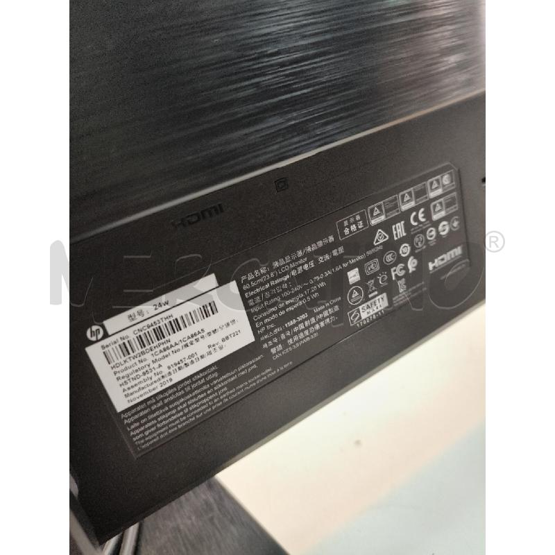 MONITOR HP 24W | Mercatino dell'Usato Roma talenti 3