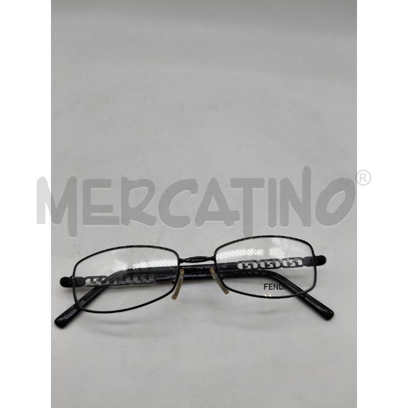 MONTATURA OCCHIALI FENDI RETT METAL NE ASTA LOGO  | Mercatino dell'Usato Roma talenti 1