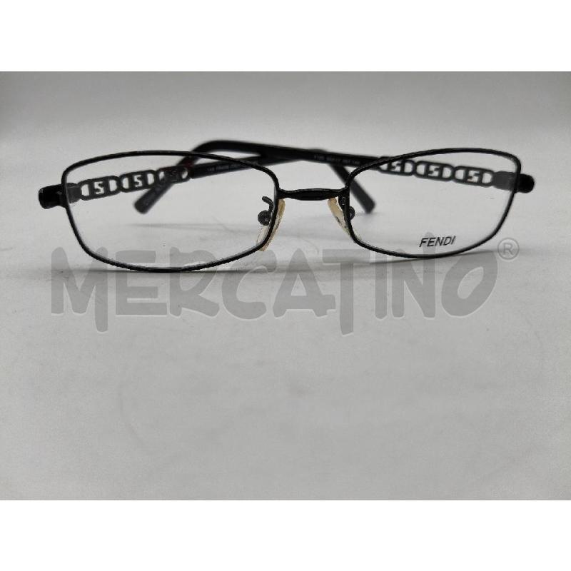 MONTATURA OCCHIALI FENDI RETT METAL NE ASTA LOGO  | Mercatino dell'Usato Roma talenti 4