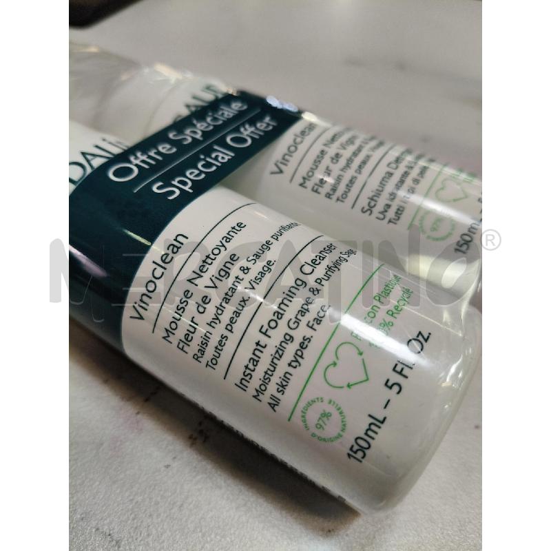 MOUSSE DETERGENTE PACK 2 CAUDALIE VINOCLEAN | Mercatino dell'Usato Roma talenti 2
