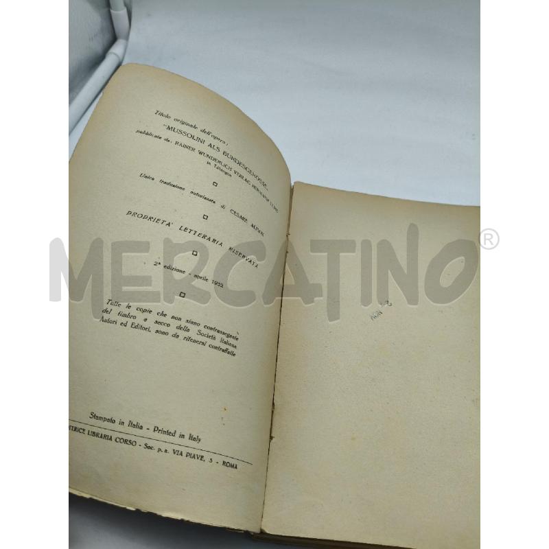 MUSSOLINI CON L'ALLEATO VON RINTELEN | Mercatino dell'Usato Roma talenti 2