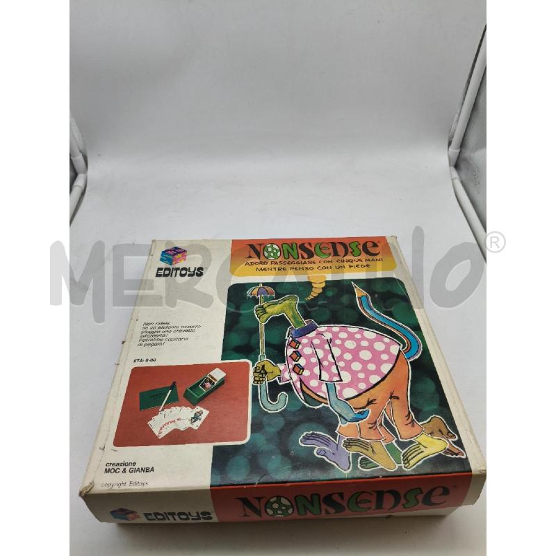 NONSENSE EDITOYS GIOCO IN SCATOLA DA RIV | Mercatino dell'Usato Roma talenti 3