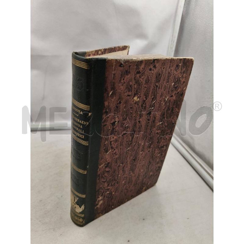 NUOVO TRATTATO DELLA CONFORMAZIONE ESTERNA ANIMALI DOMESTICI CARLO LESSONA 1856 | Mercatino dell'Usato Roma talenti 1