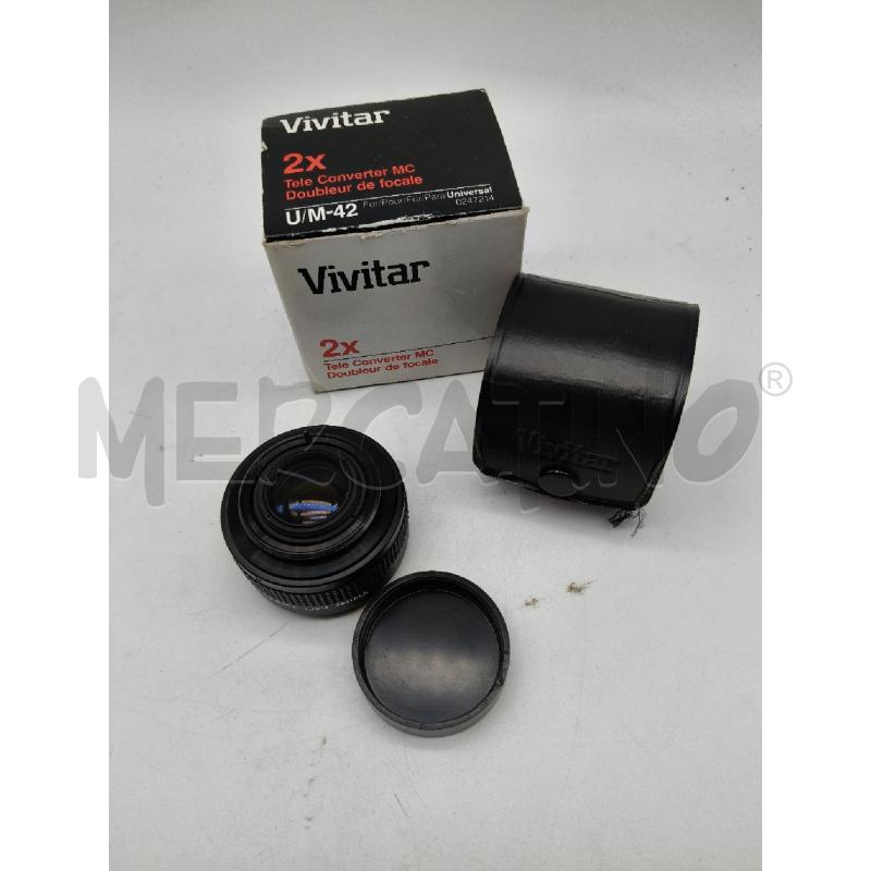 OBIETTIVO VIVITAR 2X-1 TELE CONVERTER MC CON SCAT | Mercatino dell'Usato Roma talenti 1