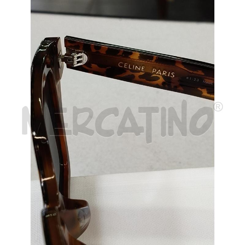 OCCHIALI SOLE CELINE ACETATO ANIMALIER MARRONE NERO  | Mercatino dell'Usato Roma talenti 3