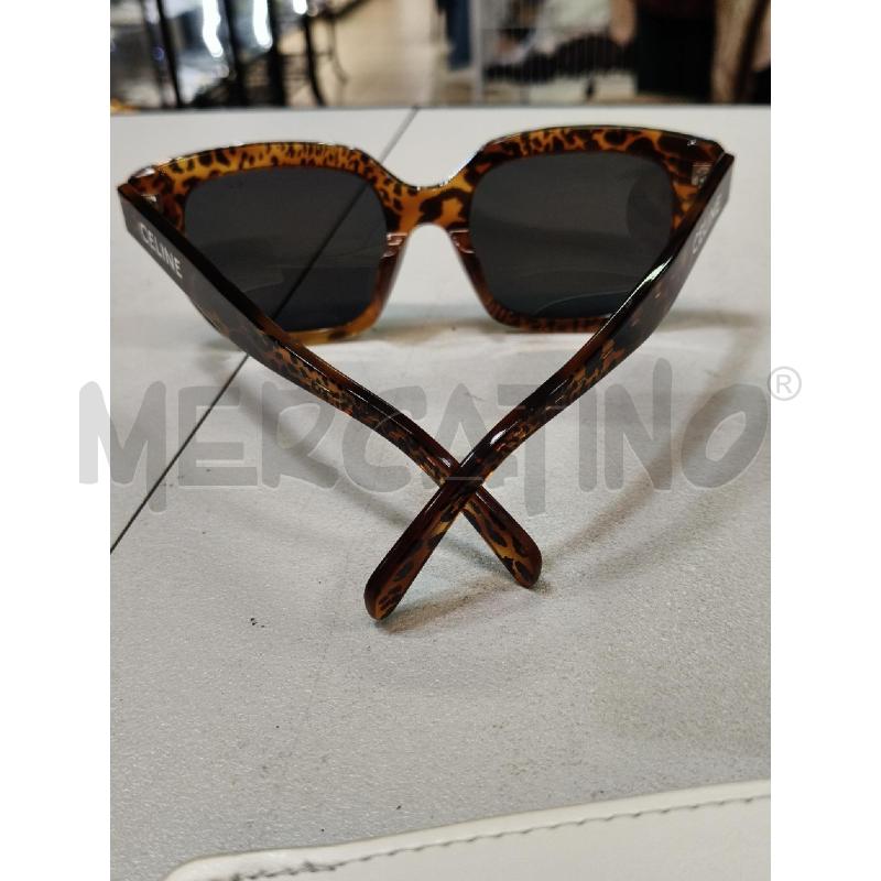 OCCHIALI SOLE CELINE ACETATO ANIMALIER MARRONE NERO  | Mercatino dell'Usato Roma talenti 4