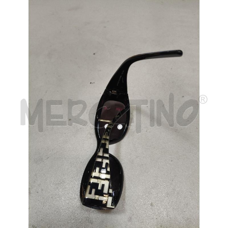 OCCHIALI SOLE FENDI MASCHERINA NERA ASTA LOGO  | Mercatino dell'Usato Roma talenti 3