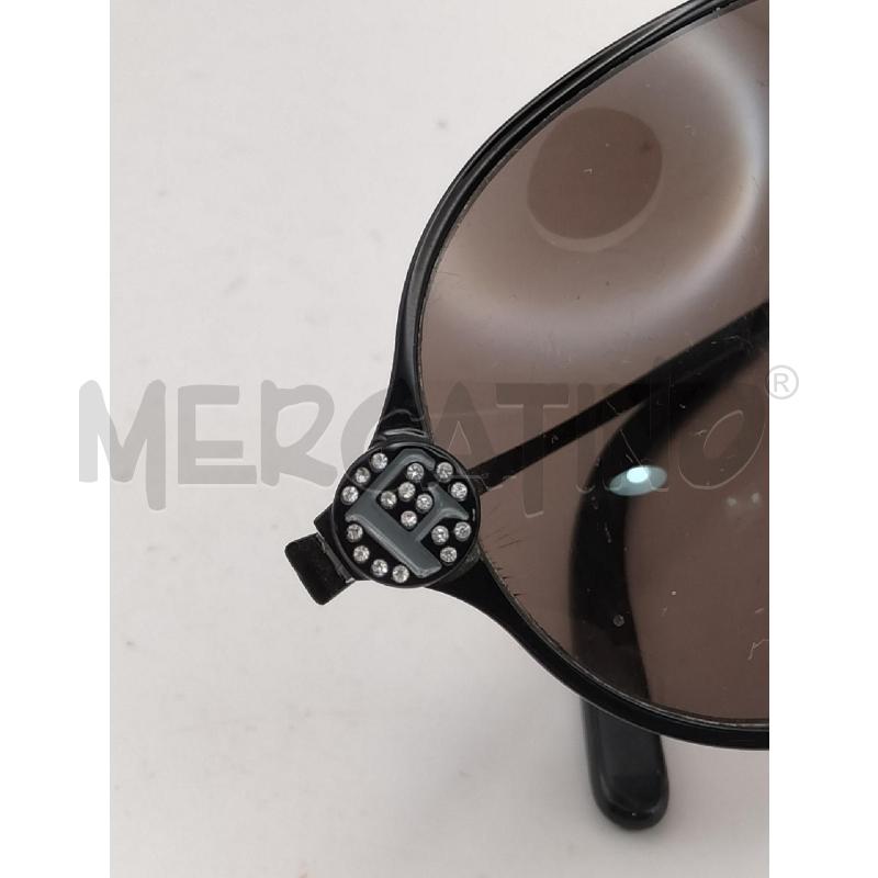 OCCHIALI SOLE FURLA TONDO NERO LOGO STRASS | Mercatino dell'Usato Roma talenti 2