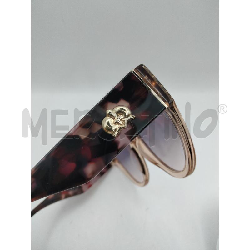 OCCHIALI SOLE GENNY ROSA DECO PIETRE NERE ASTA TART | Mercatino dell'Usato Roma talenti 4