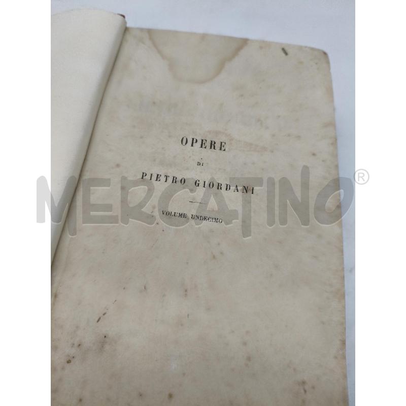 OPERE PIETRO GIORDANI VOLUME13 E 4 1858 | Mercatino dell'Usato Roma talenti 3
