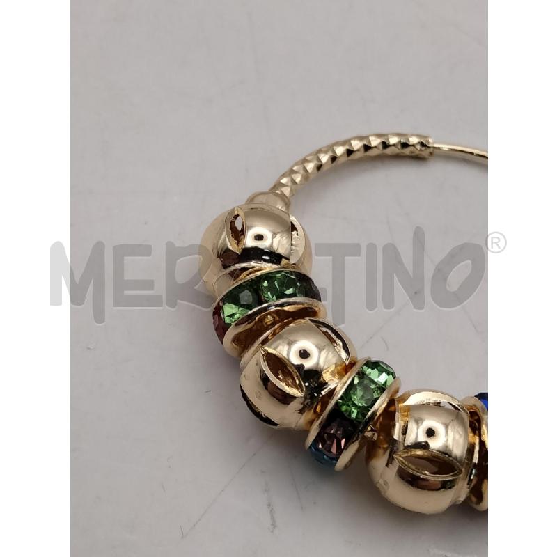 ORECCHINI 253 CERCHIO DOR PALL MULTIC  | Mercatino dell'Usato Roma talenti 4