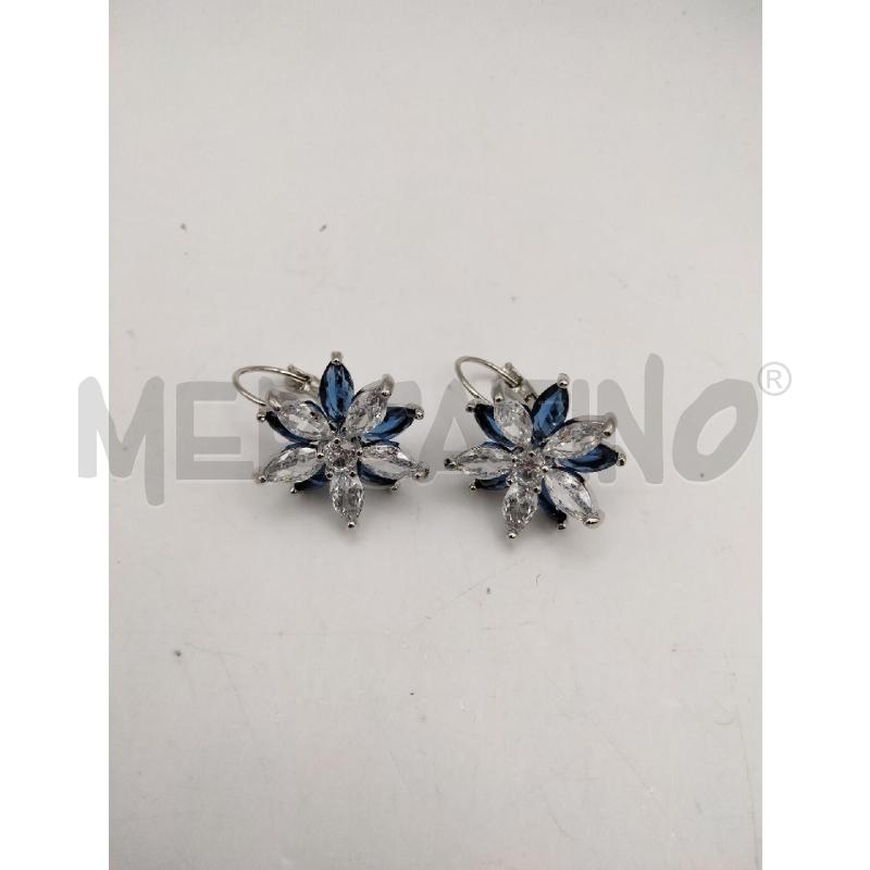 ORECCHINI 43I MONACH FIORE BIA BLU  | Mercatino dell'Usato Roma talenti 1