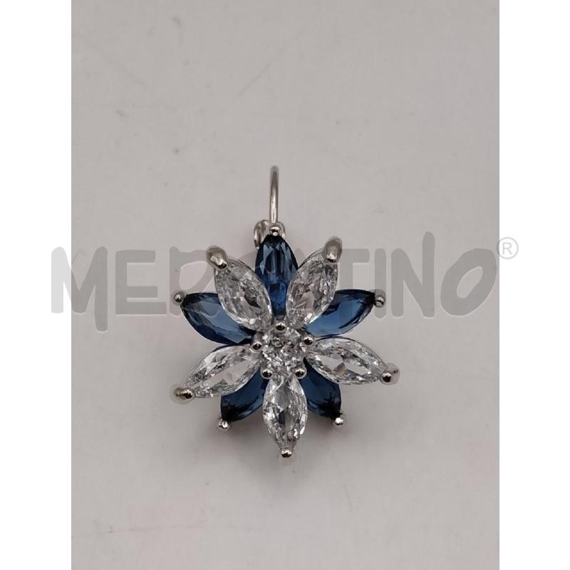 ORECCHINI 43I MONACH FIORE BIA BLU  | Mercatino dell'Usato Roma talenti 2