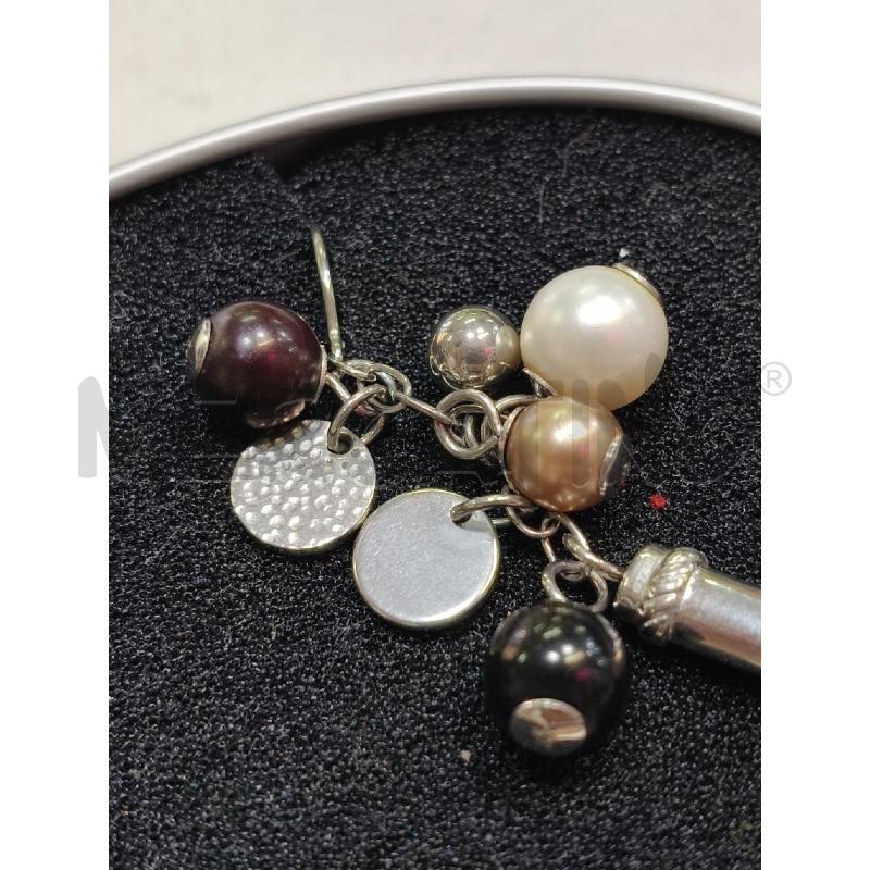 ORECCHINI FOSSIL CASCATA PALLINE CORNO | Mercatino dell'Usato Roma talenti 2