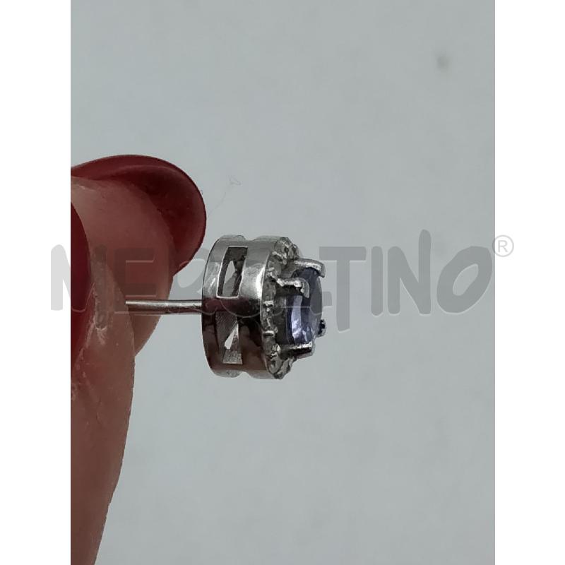 ORECCHINI LOBO TONDO TANZANITE DIAM  | Mercatino dell'Usato Roma talenti 4