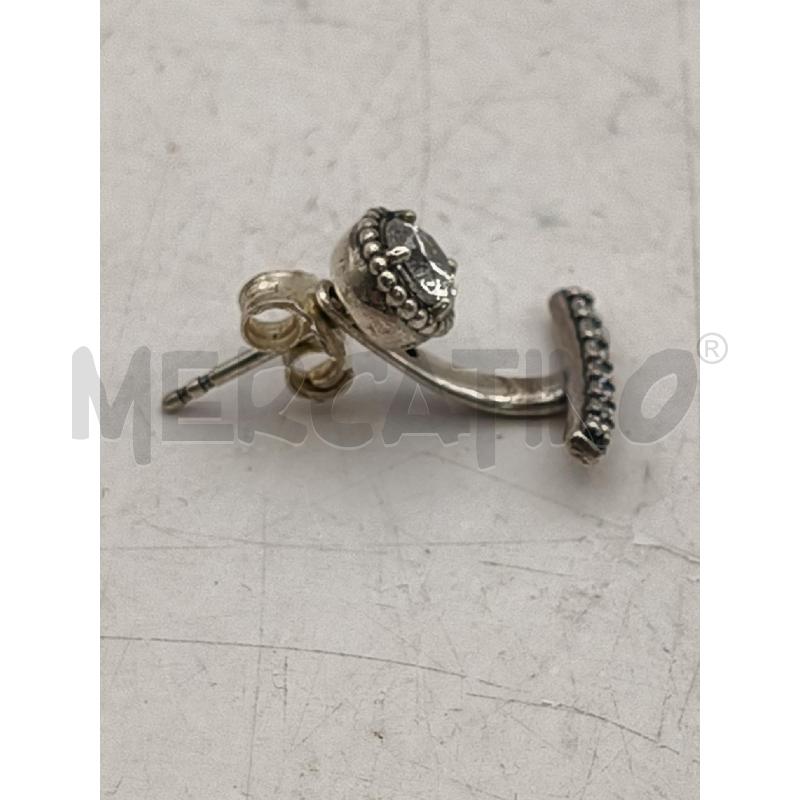 ORECCHINI PANDORA PUNTO LUCE/BARRA STRASS | Mercatino dell'Usato Roma talenti 2