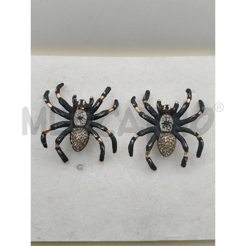 ORECCHINI RAGNO GRIGIO/DOR/STRASS | Mercatino dell'Usato Roma talenti 1