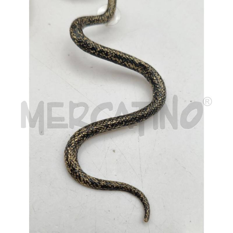 ORECCHINI SERPENTE LUNGO NE/DOR | Mercatino dell'Usato Roma talenti 3