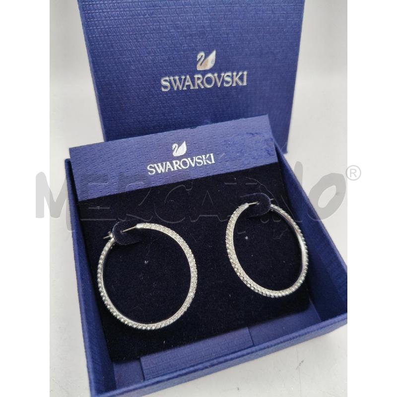 ORECCHINI SWAROVSKI CERCHIO PAVE  | Mercatino dell'Usato Roma talenti 1