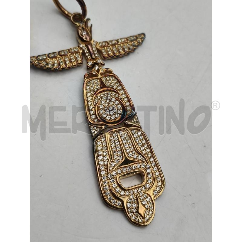 ORECCHINO  FUSION DOR CERCHIETTO PEND FENICE PAVE  | Mercatino dell'Usato Roma talenti 2
