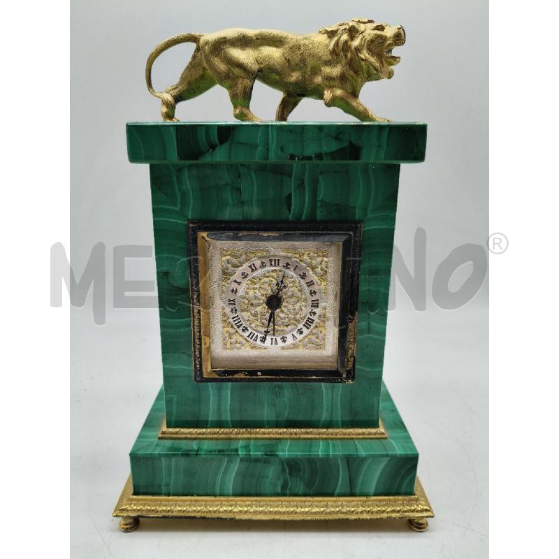 OROLOGIO BRONZO DOR MALACHITE | Mercatino dell'Usato Roma talenti 1