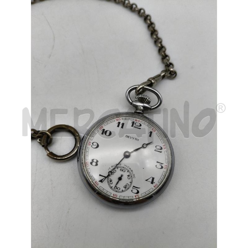 OROLOGIO DA TASCA DEVYTH FERROVIE STATO CATENELLA | Mercatino dell'Usato Roma talenti 2