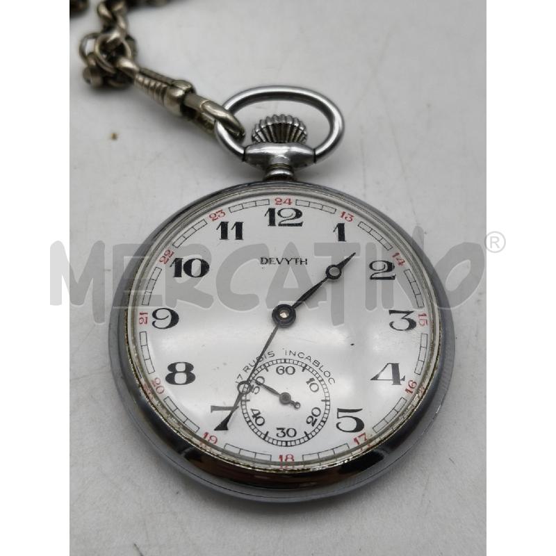 OROLOGIO DA TASCA DEVYTH FERROVIE STATO CATENELLA | Mercatino dell'Usato Roma talenti 4