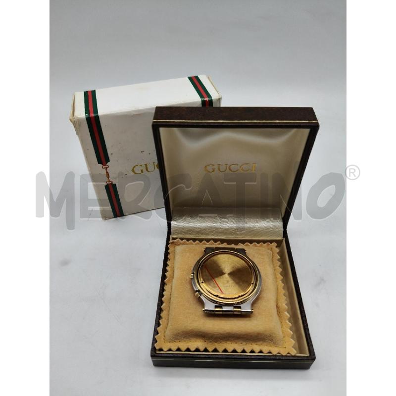 OROLOGIO DA TAVOLO GUCCI LAMINATO DOR  | Mercatino dell'Usato Roma talenti 4