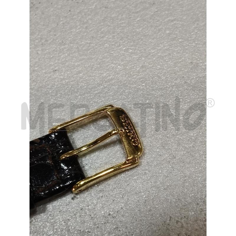 OROLOGIO D SEIKO QUADRATE TONDO GIAL CINTU COCCO  | Mercatino dell'Usato Roma talenti 2