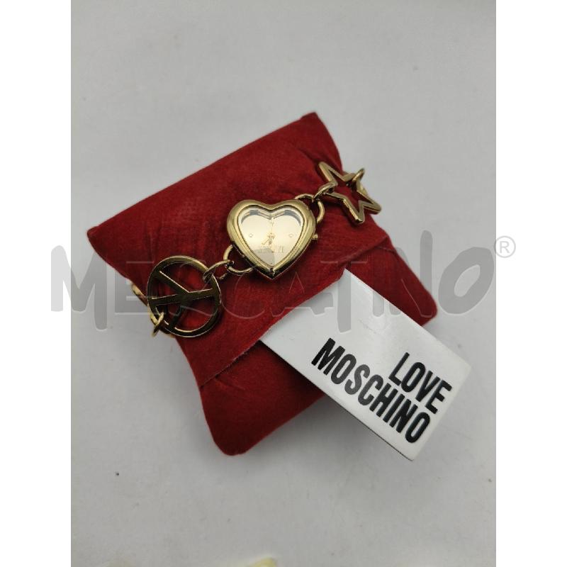 OROLOGIO LOVE MOSCHINO CUORE DORATO BRACCIALE PEACE  | Mercatino dell'Usato Roma talenti 1