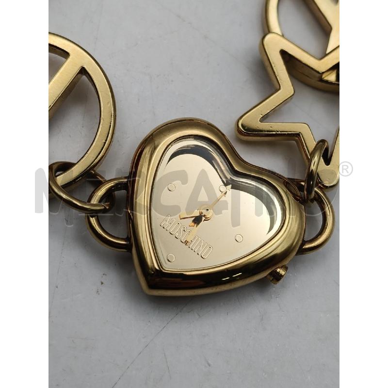 OROLOGIO LOVE MOSCHINO CUORE DORATO BRACCIALE PEACE  | Mercatino dell'Usato Roma talenti 2