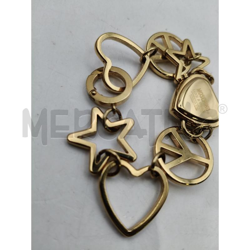 OROLOGIO LOVE MOSCHINO CUORE DORATO BRACCIALE PEACE  | Mercatino dell'Usato Roma talenti 4