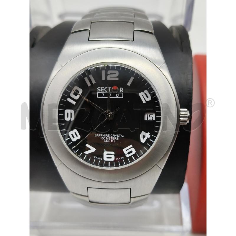 OROLOGIO SECTOR 770 SOLO TEMPO NERO CINT ACC | Mercatino dell'Usato Roma talenti 2