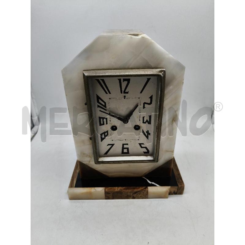 OROLOGIO TAVOLO MARMO ART DECO'DA RIV  | Mercatino dell'Usato Roma talenti 1