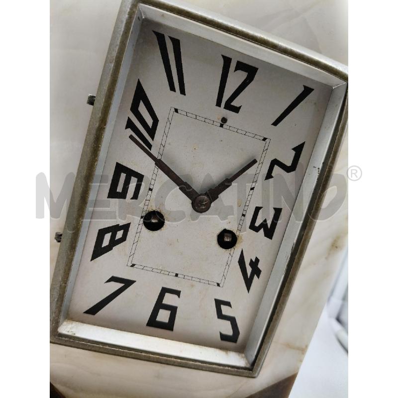 OROLOGIO TAVOLO MARMO ART DECO'DA RIV  | Mercatino dell'Usato Roma talenti 2