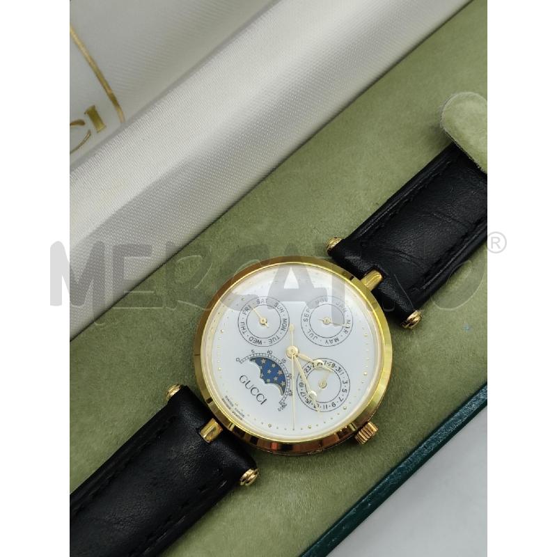 OROLOGIO U GUCCI TRIPLE CALENDER MOOONPHASE  | Mercatino dell'Usato Roma talenti 2