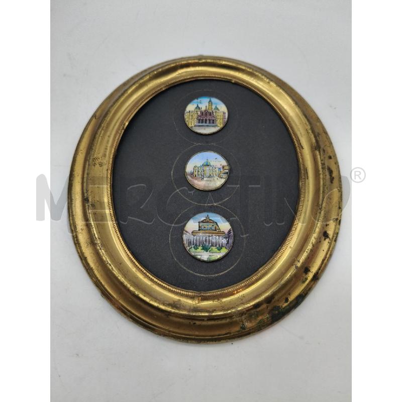 OVALE MINIATURE SMALTO ROMA  | Mercatino dell'Usato Roma talenti 1