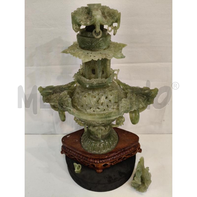 PAGODA GIADA VERDE DA RIV  | Mercatino dell'Usato Roma talenti 1