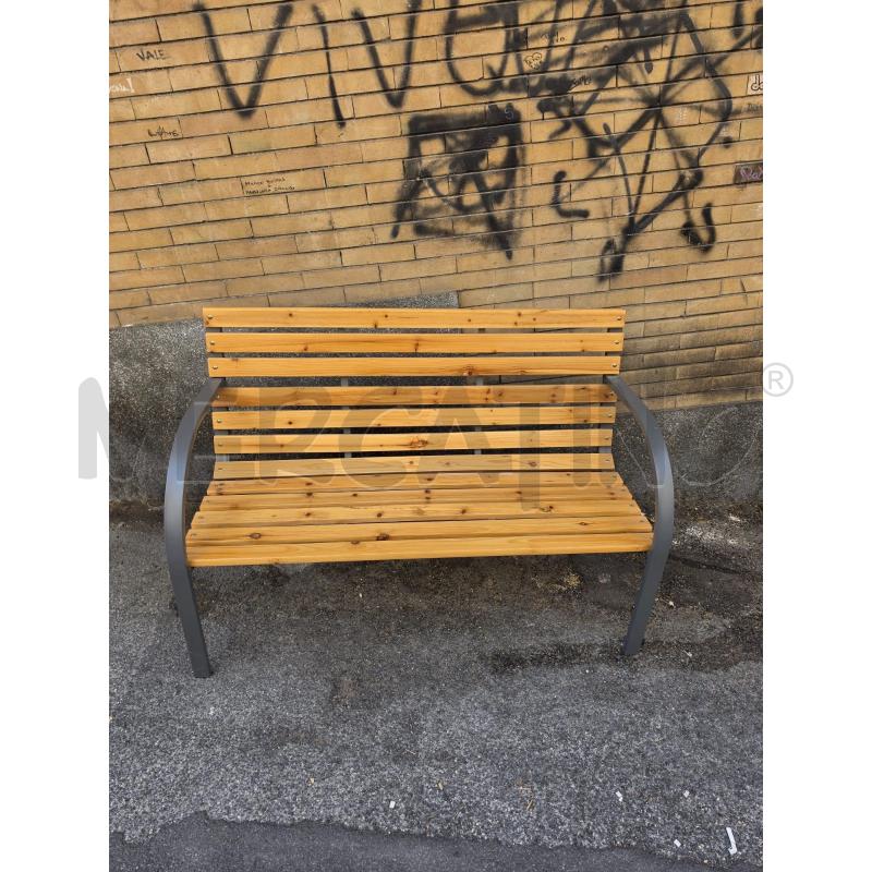 PANCA MET LEGNO | Mercatino dell'Usato Roma talenti 1