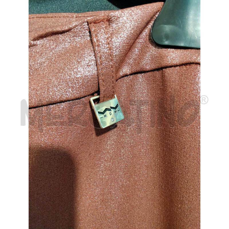 PANTALONE D MDM BRONZO LUREX AMPIO PIEGA  | Mercatino dell'Usato Roma talenti 4