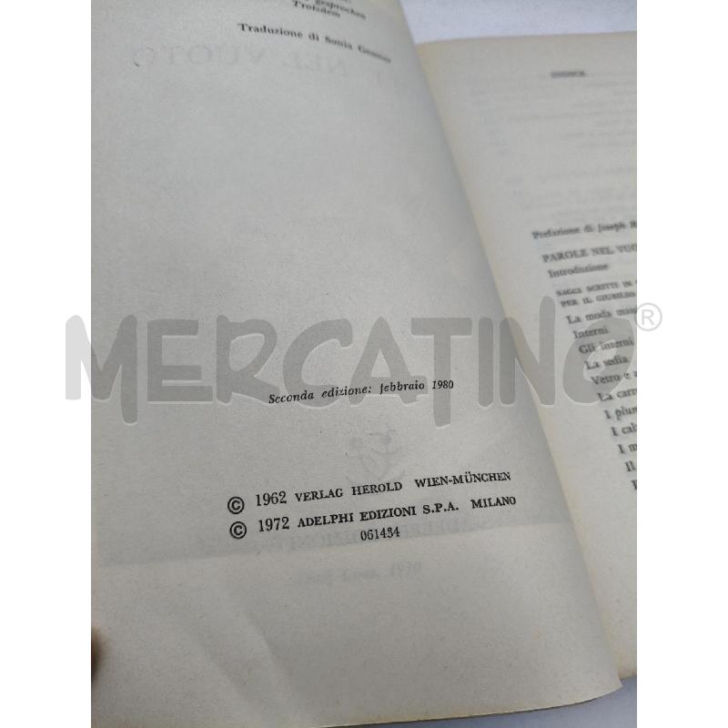 PAROLE NEL VUOTO ADOLF LOOS | Mercatino dell'Usato Roma talenti 3