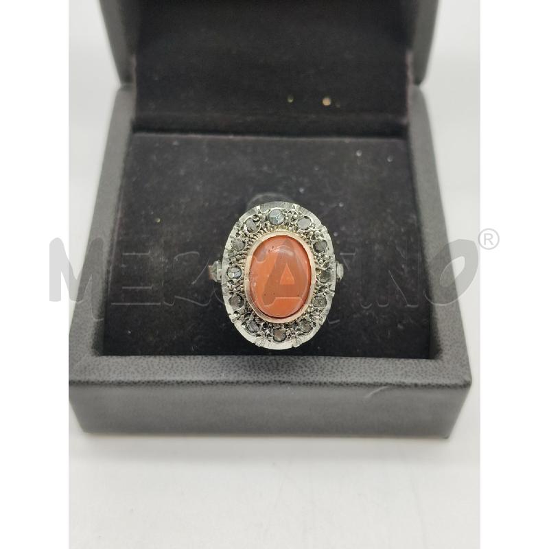 PENDENTE+ANELLO VITTORIANO CORALLO | Mercatino dell'Usato Roma talenti 3