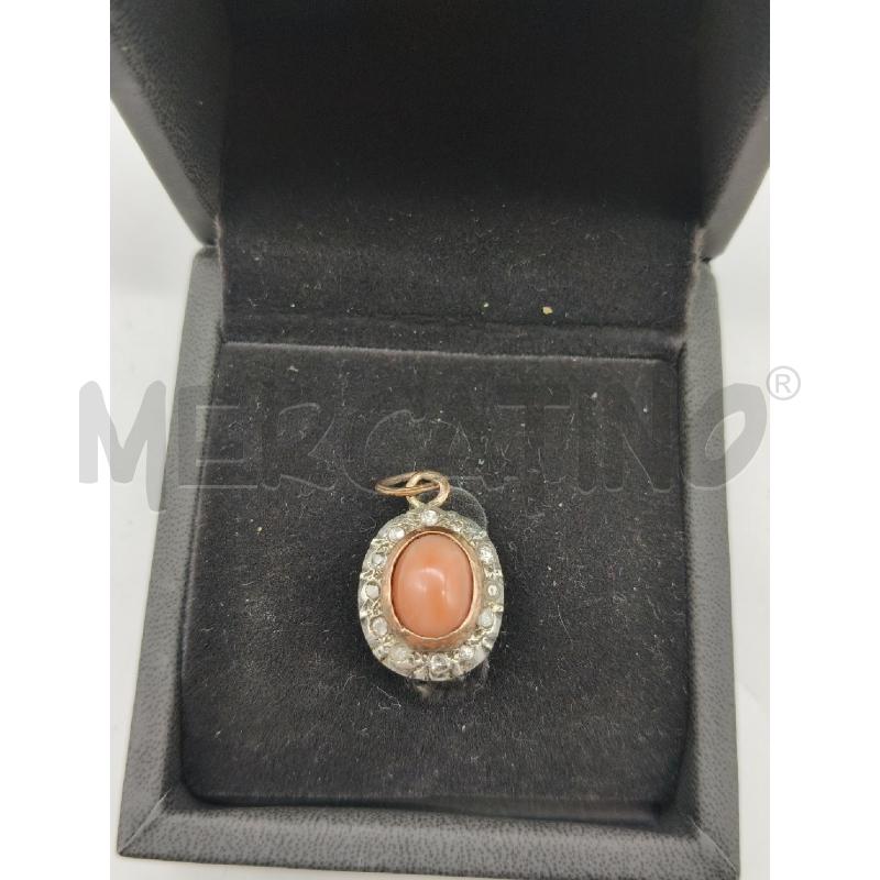 PENDENTE+ANELLO VITTORIANO CORALLO | Mercatino dell'Usato Roma talenti 4