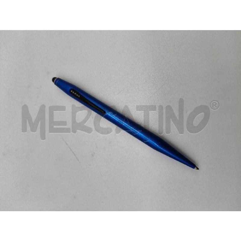 PENNA SFERA CROSS AZZURRA CON GOMMINO | Mercatino dell'Usato Roma talenti 3
